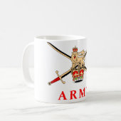 BRITISCHE Armee Kaffeetasse (Vorderseite Links)