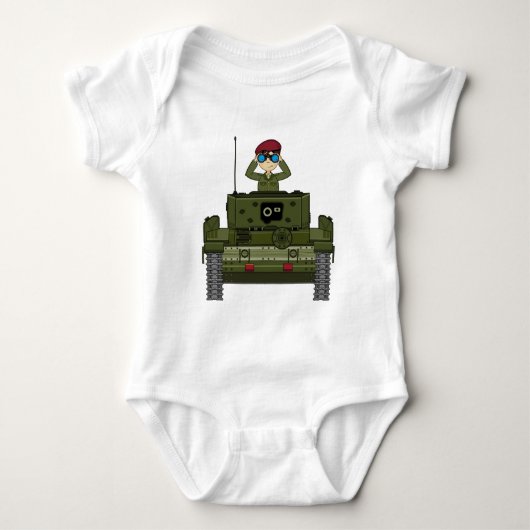 Britische Armee-Soldat im Behälter-Strampler Baby Strampler (Vorderseite)