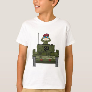 Britische Armee-Soldat im Behälter-T-Shirt T-Shirt