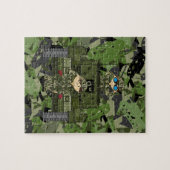 Britische Armee-Soldaten und Behälter-Puzzle Puzzle (Horizontal)