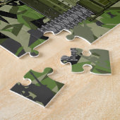 Britische Armee-Soldaten und Behälter-Puzzle Puzzle (Seite)