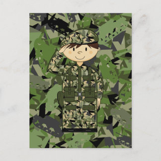 Britische Armee Soldier Postcard Postkarte