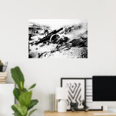 Britische Artillerie Poster (Heimbüro)