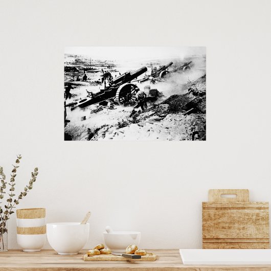 Britische Artillerie Poster (Küche)