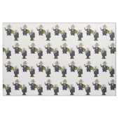 Britische Barristers oder Anwälte mit Wigs Fabric  Stoff (Fat Quarter (45,7 x 55,9 cm))