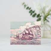 Britische Bewässerung 1843 Postkarte (Stehend Vorderseite)