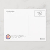 Britische Bewässerung 1843 Postkarte (Rückseite)