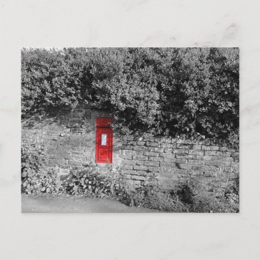 Britische Briefkasten Postkarte (Vorderseite)