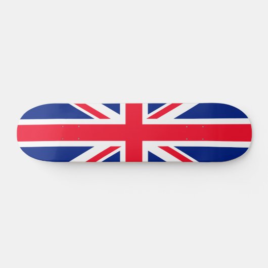 BRITISCHE britische Englisch-Flagge Skateboard (Horizontal)