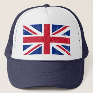 BRITISCHE britische Englisch-Flagge Truckerkappe