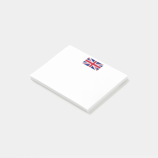 BRITISCHE britische Gewerkschafts-Jack-Flagge Post-it Klebezettel (angewinkelt)