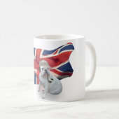 Britische Bulldogge Kaffeetasse (VorderseiteRechts)