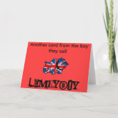 Britische Bulldogge patriotische Briten Karte (Rückseite)