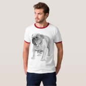 Britische Bulldogge T-Shirt (Vorne ganz)