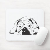 Britische Bulldoggen-Schablone Mousepad (Mit Mouse)