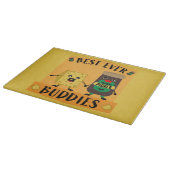 Britische Cheddar-Käse- und Pickle-Liebhaber Schneidebrett (Ecke)