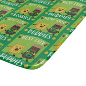 Britische Cheddar-Käse- und Pickle-Liebhaber Schneidebrett (Ecke)