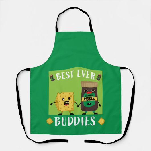Britische Cheddar-Käse- und Pickle-Liebhaber Schürze (Vorderseite)