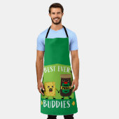 Britische Cheddar-Käse- und Pickle-Liebhaber Schürze (Getragen)