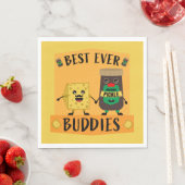 Britische Cheddar-Käse- und Pickle-Liebhaber Serviette (Beispiel)