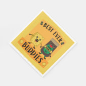 Britische Cheddar-Käse- und Pickle-Liebhaber Serviette (Ecke)