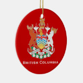 Britische Columbia* Weihnachtsverzierung Keramikornament (Rechts)
