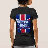 Britische Dinge Damen T-Shirt (Rückseite)