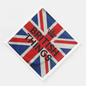 britische Dinge Papiertücher Serviette (Ecke)