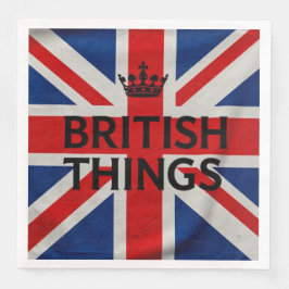 britische Dinge Papiertücher Serviette