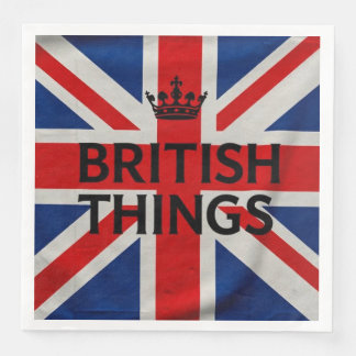 britische Dinge Papiertücher Serviette