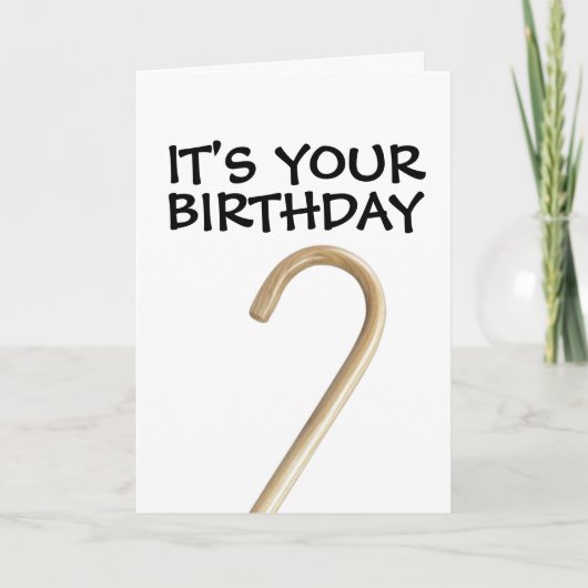 BRITISCHE DISZIPLINE CANING GEBURTSTAGSKARTEN KARTE (Vorderseite)