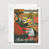 Britische Eisenbahn Entspannung durch Eisenbahnpla Postkarte (Vorne/Hinten)