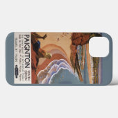 Britische Eisenbahn Girl Blick über die Klippe Case-Mate iPhone Hülle (Rückseite (Horizontal))