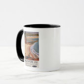 Britische Eisenbahn Girl Blick über die Klippe Tasse (Vorderseite Links)