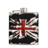 Britische Fahne Flachmann (Vorderseite)