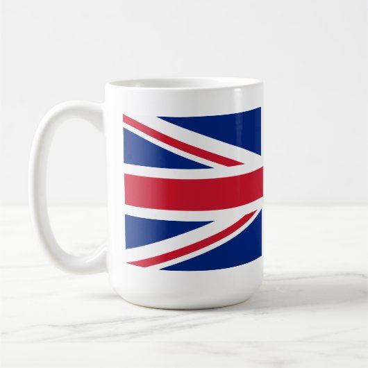 Britische Fahne Kaffee Tasse 15oz (Links)