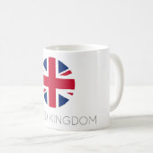 Britische Fahne Kaffee-Tasse Kaffeetasse (VorderseiteRechts)