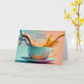 Britische Fantasy Pastell Card verzaubern Karte (Gelbe Blume)