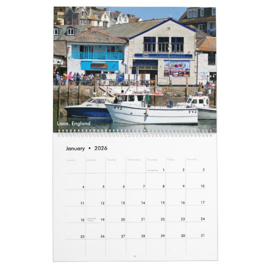 Britische Fischerboote - Kalender 2026 (Jan 2026)