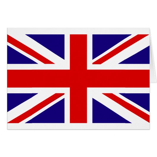 BRITISCHE Flagge (Vorderseite (Horizontal))