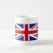 Britische Flagge abgeschrägt Kaffeetasse (Mittel)