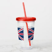 Britische Flagge Acryltrinkbecher (Links)