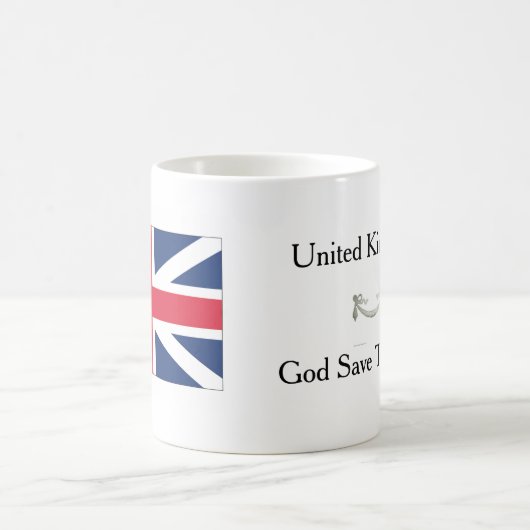 Britische Flagge Anpassbare Tee/Kaffee-Tasse Kaffeetasse (Mittel)