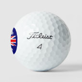 Britische Flagge Anpassen Britisches Team Golfball (Logo)