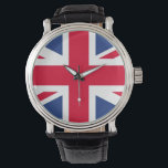 Britische Flagge - Armbanduhr<br><div class="desc">Add text or upload your own image</div>