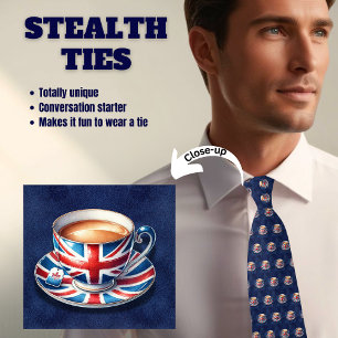 Britische Flagge Ästhetisch Patriotisches Teacup S Krawatte