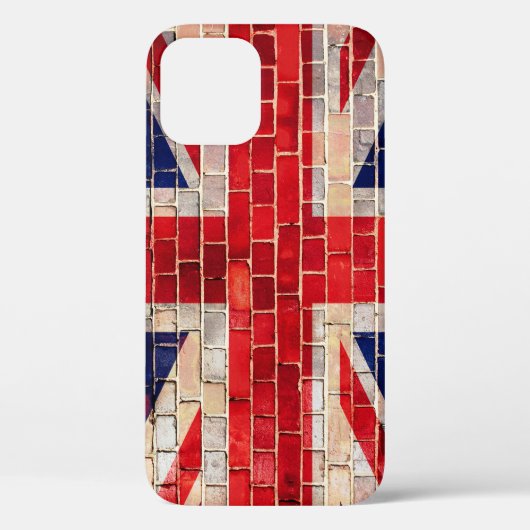 Britische Flagge auf einer Backsteinwand Case-Mate iPhone Hülle (Rückseite)