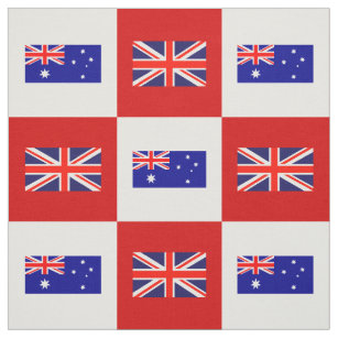 Britische Flagge, Australische Flagge mit Rot und  Stoff