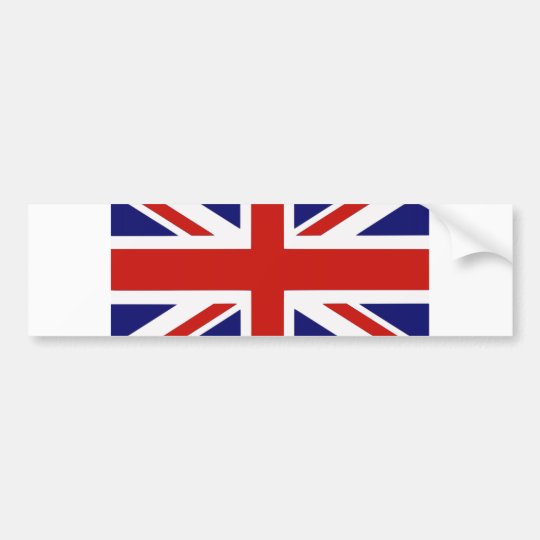 Britische Flagge Autoaufkleber Zazzle De