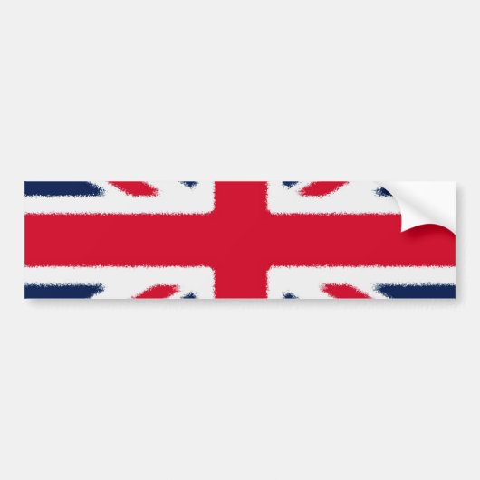 Britische Flagge Autoaufkleber (Vorne)